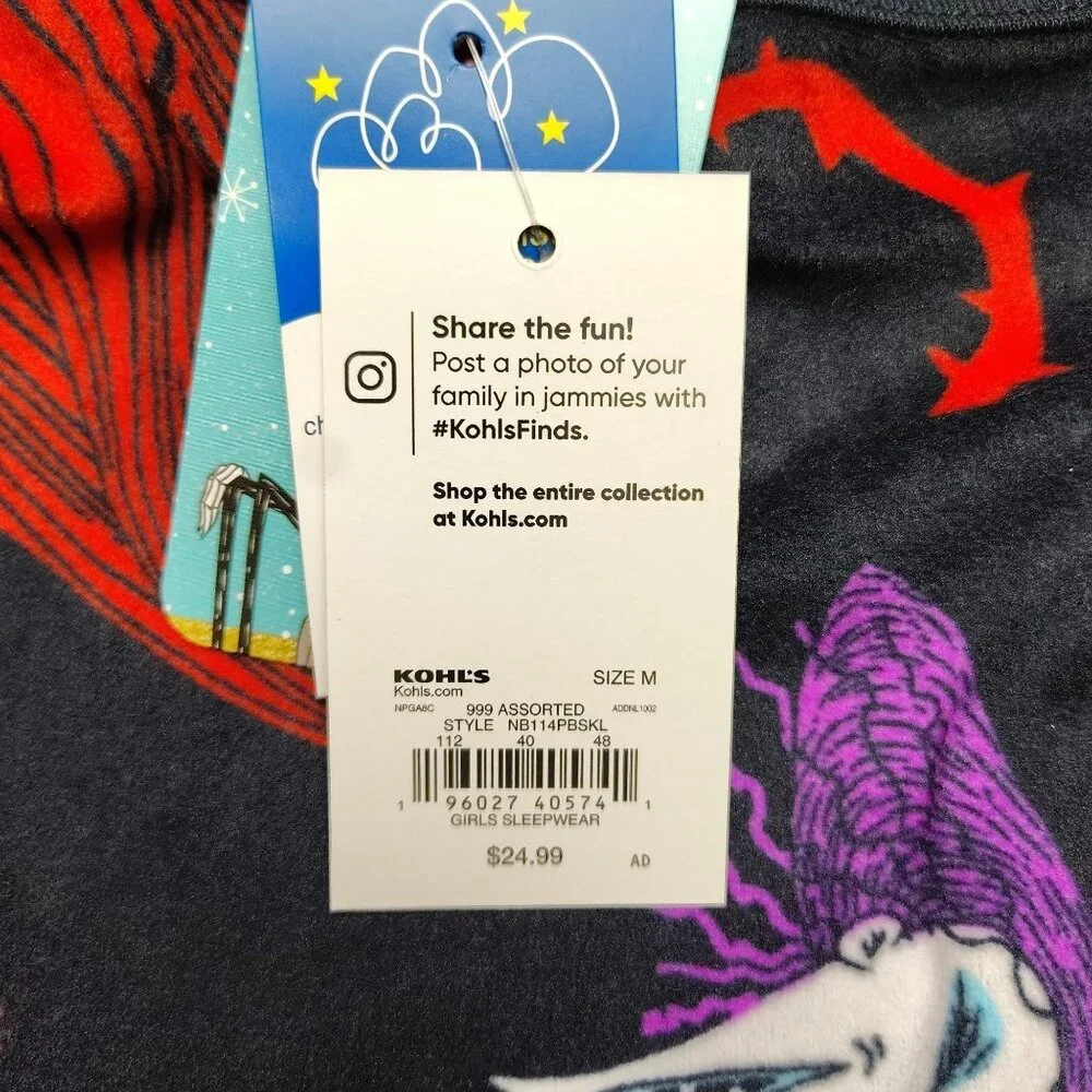Disney Nightmare Before Christmas Dog Size M Pet Pajamas